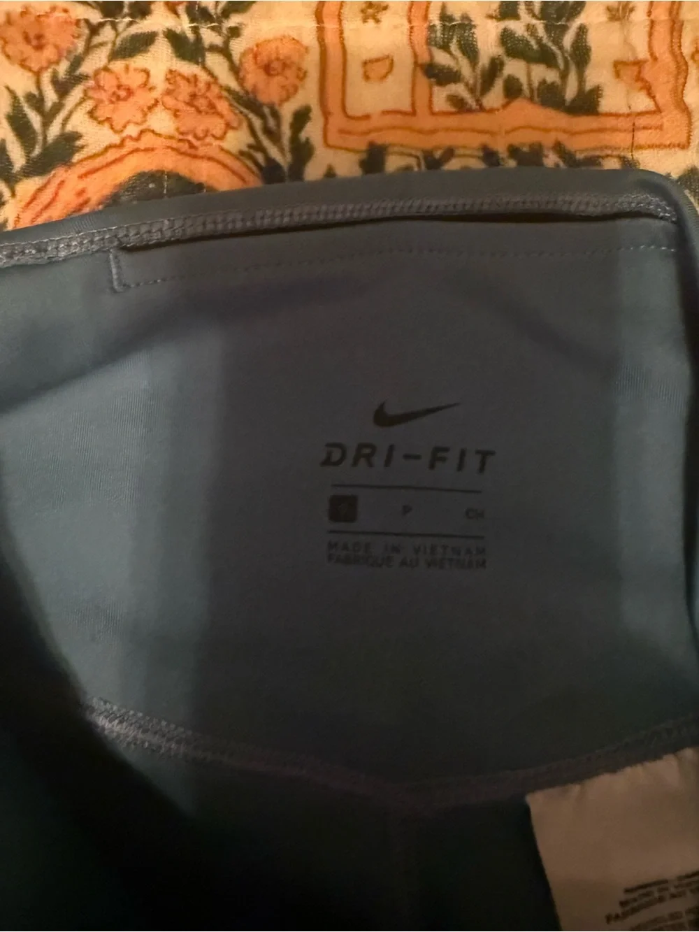 Nike Dri-FIT Teal Blue Athletic Shirt